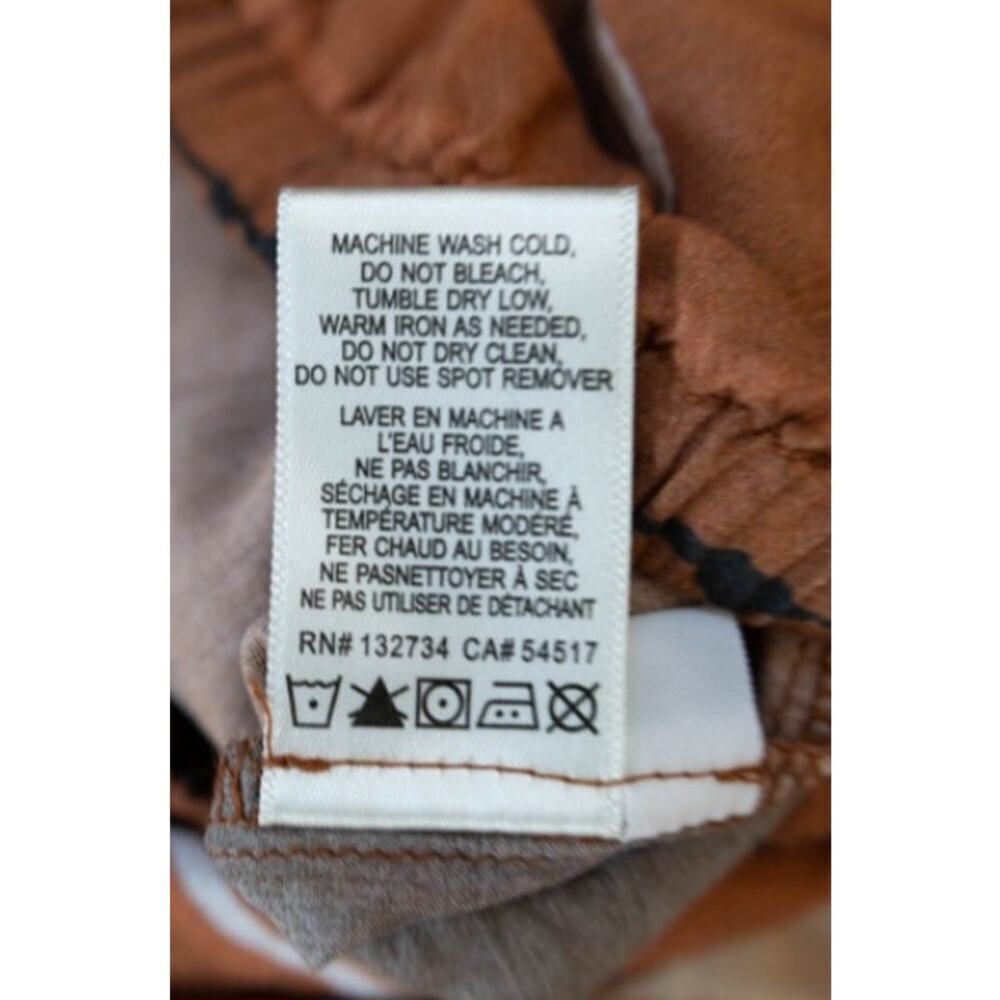 Bella Dahl Elastic Shirred Top Rust Colors Ladies… - image 5